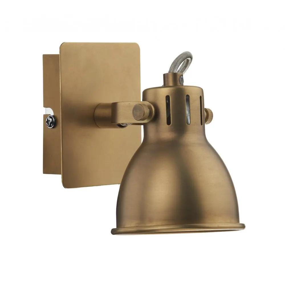 dar lighting Där Lighting Group, Dar IDA0775 Idaho Single Antique Brass - dar lighting Där Lighting Group, Dar IDA0775 Idaho Single Antique Brass