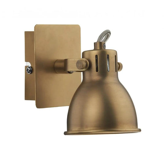dar lighting Där Lighting Group, Dar IDA0775 Idaho Single Antique Brass - dar lighting Där Lighting Group, Dar IDA0775 Idaho Single Antique Brass