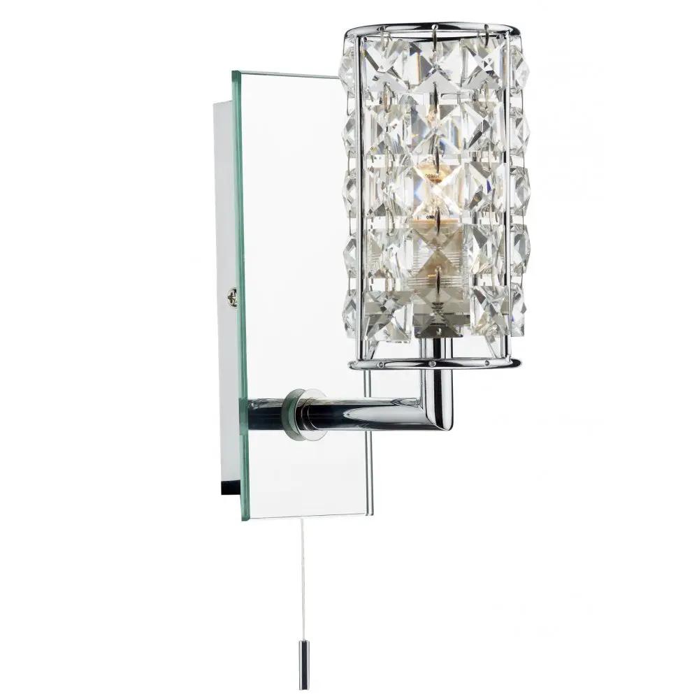 dar lighting Där Lighting Group, Dar RHO0750 Rhodes Wall Bracket Chrome (SD) - dar lighting Där Lighting Group, Dar RHO0750 Rhodes Wall Bracket Chrome (SD)