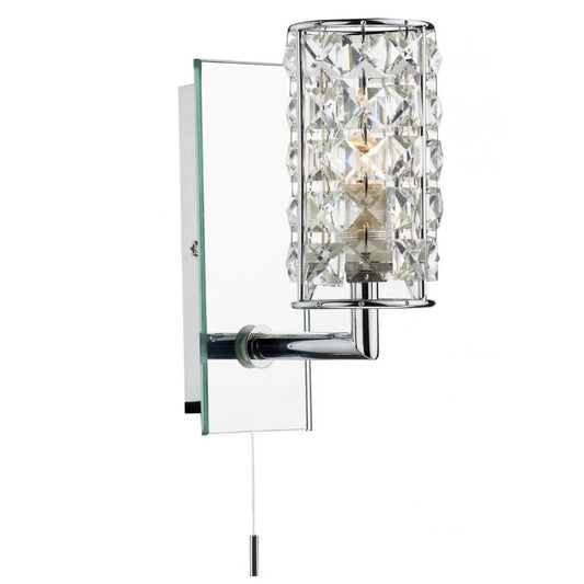 dar lighting Där Lighting Group, Dar RHO0750 Rhodes Wall Bracket Chrome (SD) - dar lighting Där Lighting Group, Dar RHO0750 Rhodes Wall Bracket Chrome (SD)