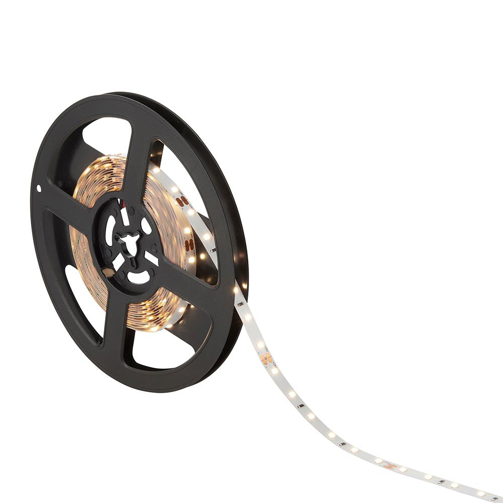 LED strip light reel for indoor electrical lighting installations