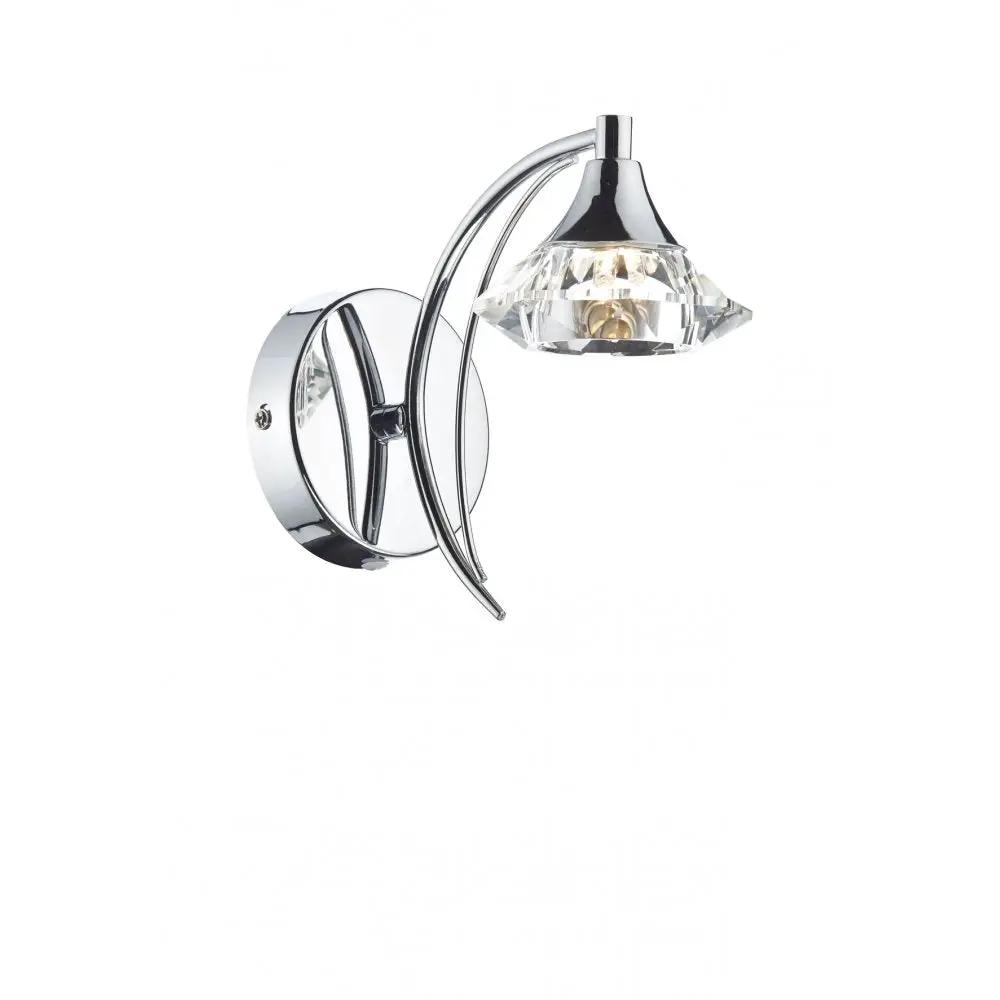 dar lighting Där Lighting Group, Dar LUT0750 Luther Wall Bracket Polished Chrome - dar lighting Där Lighting Group, Dar LUT0750 Luther Wall Bracket Polished Chrome