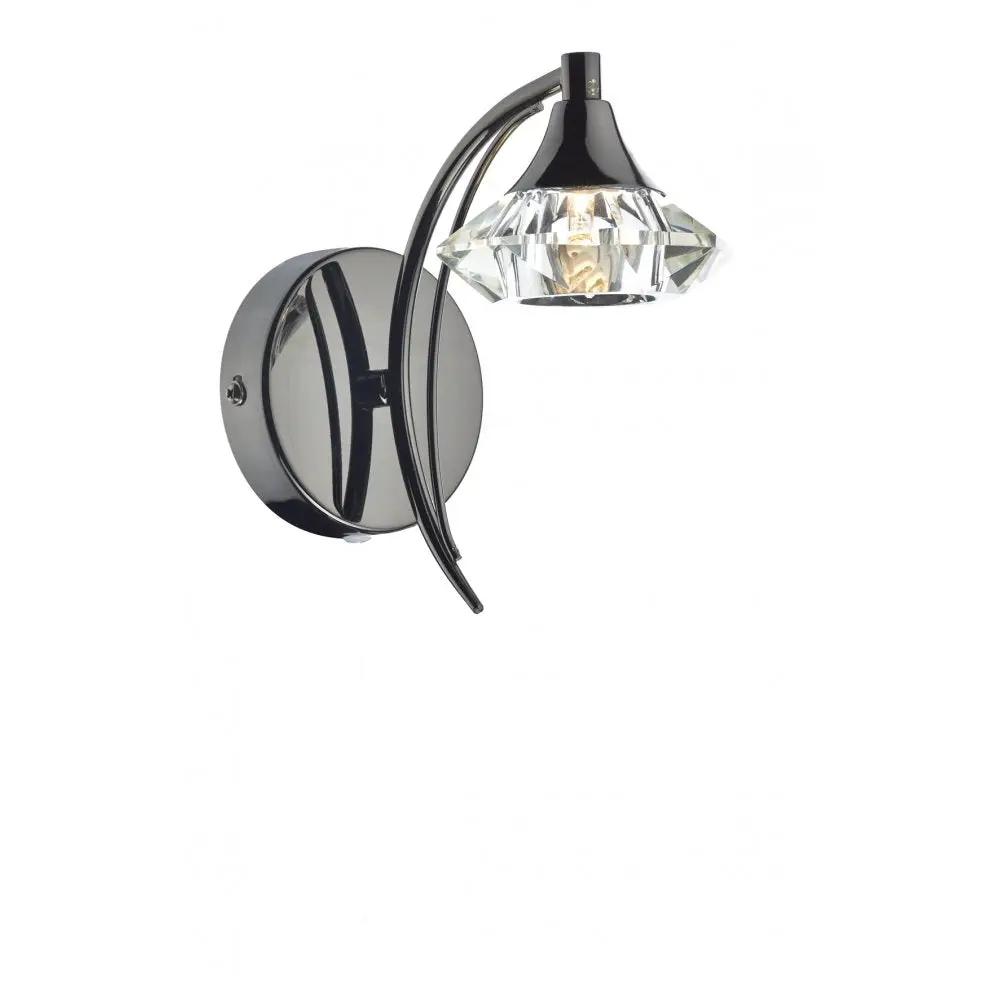 dar lighting Där Lighting Group, Dar LUT0767 Luther Wall Bracket Black Chrome - dar lighting Där Lighting Group, Dar LUT0767 Luther Wall Bracket Black Chrome
