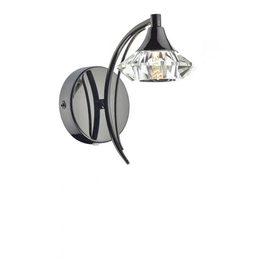 dar lighting Där Lighting Group, Dar LUT0767 Luther Wall Bracket Black Chrome - dar lighting Där Lighting Group, Dar LUT0767 Luther Wall Bracket Black Chrome