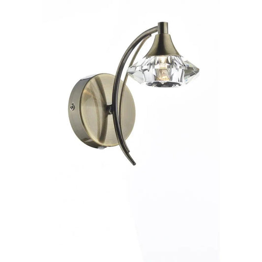 dar lighting Där Lighting Group, Dar LUT0775 Luther Wall Bracket Antique Brass - dar lighting Där Lighting Group, Dar LUT0775 Luther Wall Bracket Antique Brass