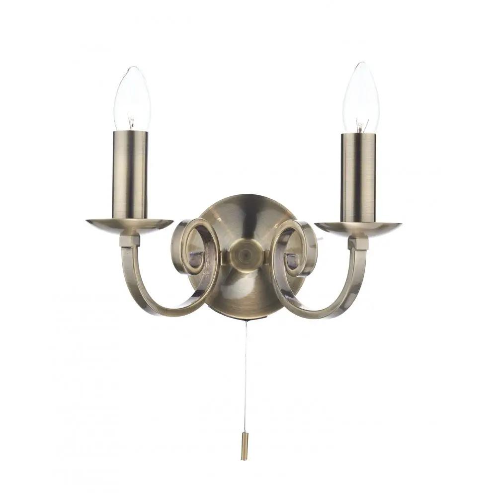 dar lighting Där Lighting Group, Dar MUR0975 Murray Wall Bracket Antique Brass - dar lighting Där Lighting Group, Dar MUR0975 Murray Wall Bracket Antique Brass