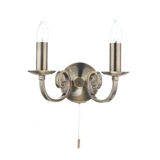 dar lighting Där Lighting Group, Dar MUR0975 Murray Wall Bracket Antique Brass - dar lighting Där Lighting Group, Dar MUR0975 Murray Wall Bracket Antique Brass