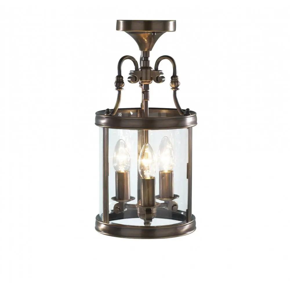 dar lighting Där Lighting Group, Dar LAM0375 Lambeth 3 Light Dual Mount Lantern - dar lighting Där Lighting Group, Dar LAM0375 Lambeth 3 Light Dual Mount Lantern