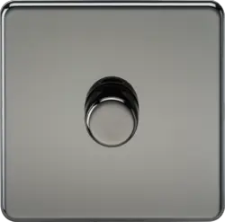 black nickel ml 1G 2-way 10-200W (5-150W LED) Intelligent dimmer - Black Nickel - black nickel ml 1G 2-way 10-200W (5-150W LED) Intelligent dimmer - Black Nickel