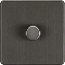 ml smoked bronze 1G 2-way 10-200W (5-150W LED) Intelligent dimmer - Smoked Bronze - Electrical ml smoked bronze 1G 2-way 10-200W (5-150W LED) Intelligent dimmer - Smoked Bronze Electrical