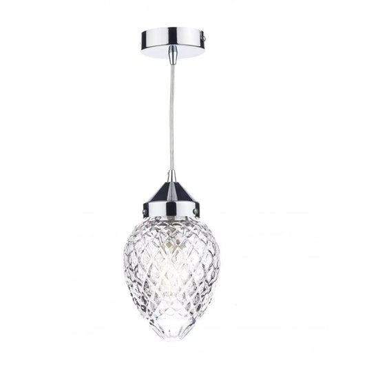 dar lighting Där Lighting Group Dar AGA0150 Agatha Pendant Polished Chrome - dar lighting Där Lighting Group Dar AGA0150 Agatha Pendant Polished Chrome