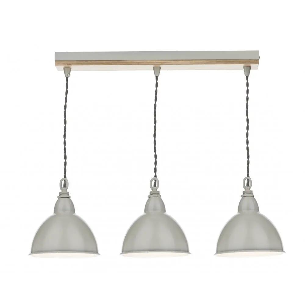 dar lighting Där Lighting Group Dar BLY5343 Blyton Bar Pendant With Painted Shades (SD) - dar lighting Där Lighting Group Dar BLY5343 Blyton Bar Pendant With Painted Shades (SD)
