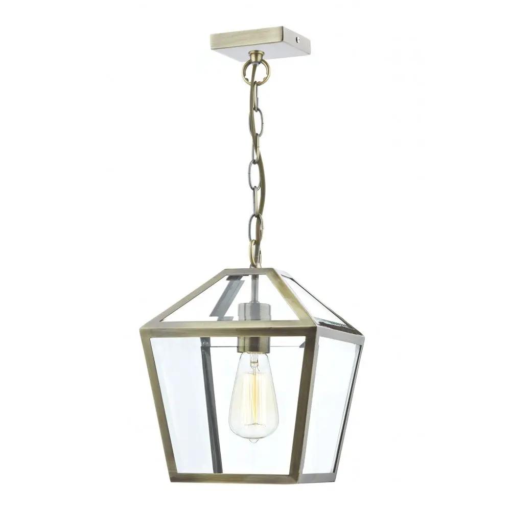 dar lighting Där Lighting Group, Dar CHU0175 Churchill 1 Light Pendant Antique Brass - dar lighting Där Lighting Group, Dar CHU0175 Churchill 1 Light Pendant Antique Brass