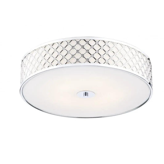 dar lighting Där Lighting Group, Dar CIV5050 Civic Flush Large Polished Chrome - dar lighting Där Lighting Group, Dar CIV5050 Civic Flush Large Polished Chrome