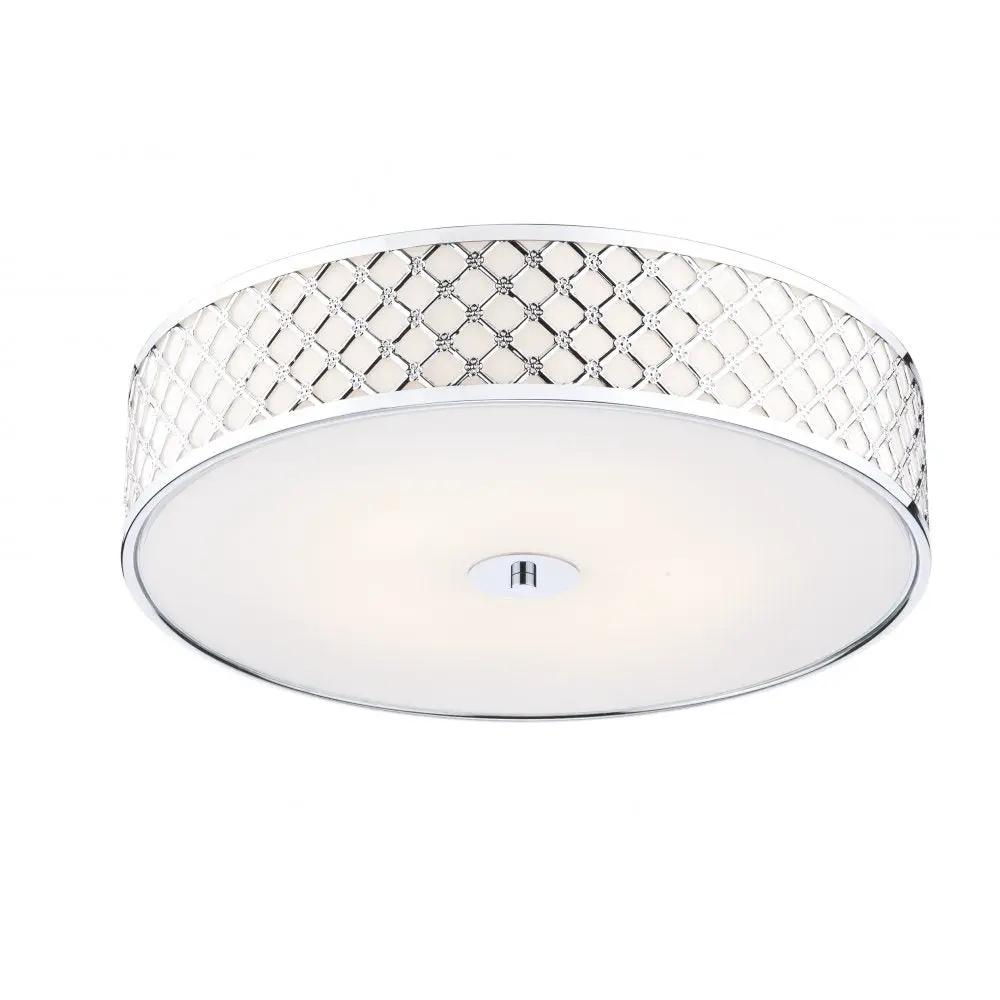 dar lighting Där Lighting Group, Dar CIV5250 Civic Flush Small Polished Chrome - dar lighting Där Lighting Group, Dar CIV5250 Civic Flush Small Polished Chrome