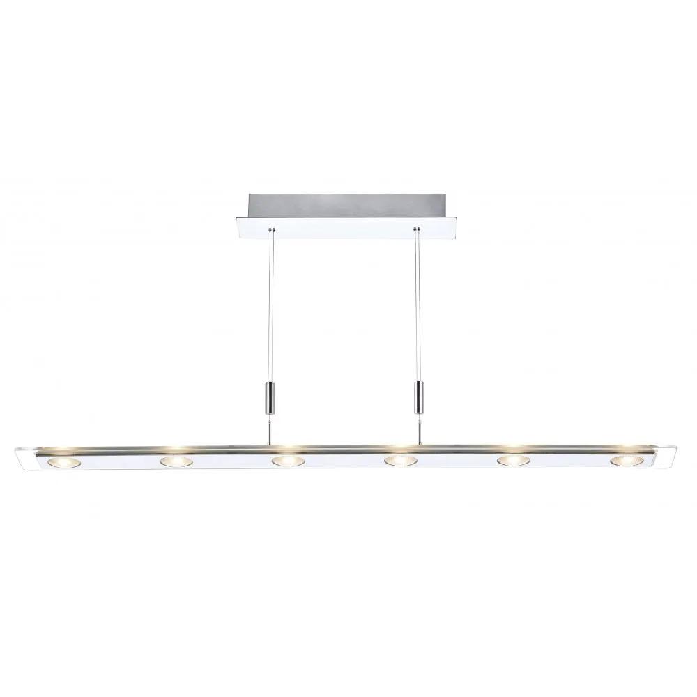 dar lighting Där Lighting Group, EUR6250 Europa Rise Fall Pendant Polished Chrome (SD) - dar lighting Där Lighting Group, EUR6250 Europa Rise Fall Pendant Polished Chrome (SD)