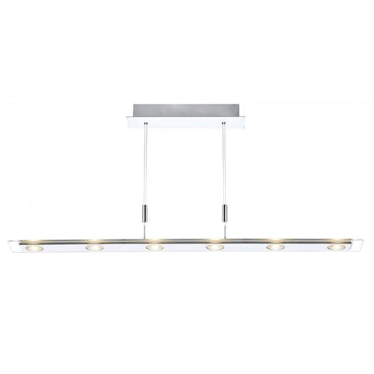 dar lighting Där Lighting Group, EUR6250 Europa Rise Fall Pendant Polished Chrome (SD) - dar lighting Där Lighting Group, EUR6250 Europa Rise Fall Pendant Polished Chrome (SD)