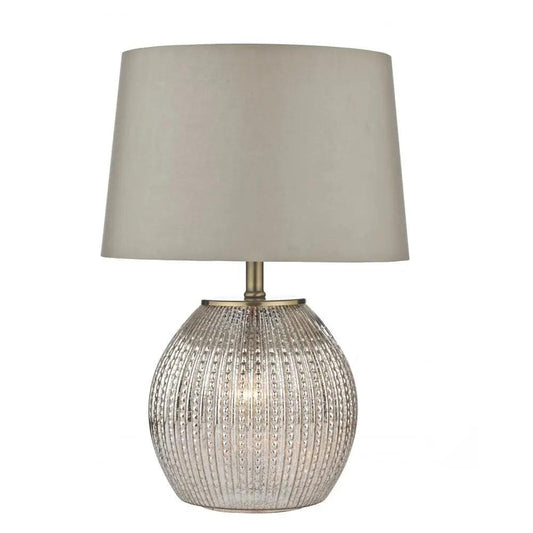 dar lighting Där Lighting Group, Dar SON4232 Sonia Table Lamp Antique Silver - dar lighting Där Lighting Group, Dar SON4232 Sonia Table Lamp Antique Silver