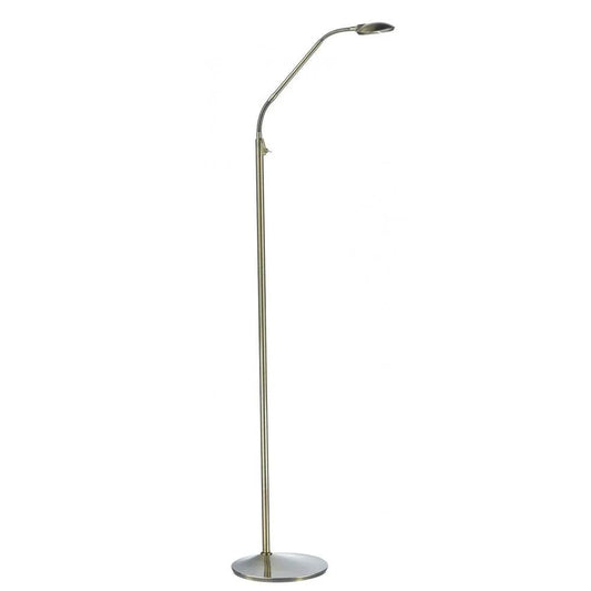 dar lighting Där Lighting Group Dar WEL4975 Wellington Floor Lamp Antique Brass LED - dar lighting Där Lighting Group Dar WEL4975 Wellington Floor Lamp Antique Brass LED