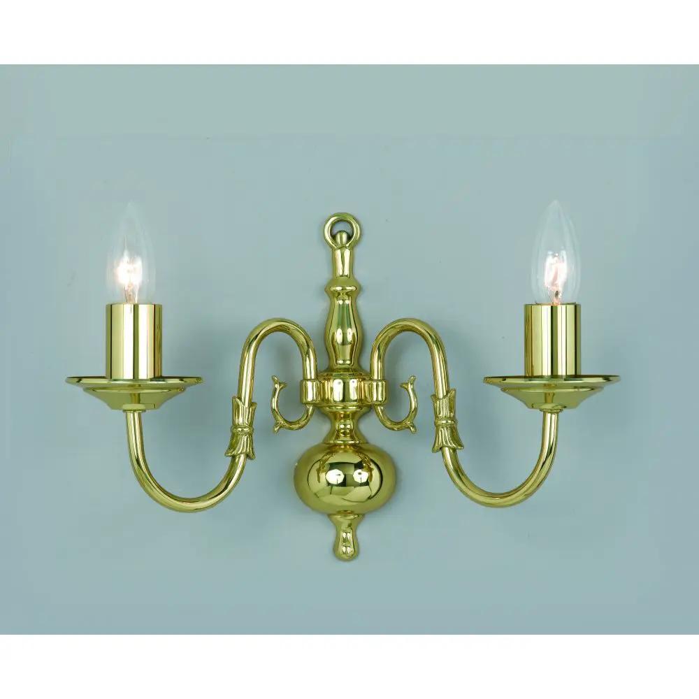impex Impex Lighting BF00350/02/WB/PB Flemish Wall Polished Brass - impex Impex Lighting BF00350/02/WB/PB Flemish Wall Polished Brass