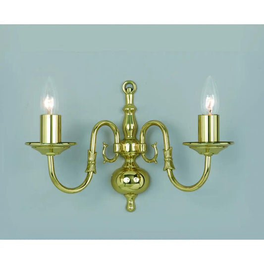 impex Impex Lighting BF00350/02/WB/PB Flemish Wall Polished Brass - impex Impex Lighting BF00350/02/WB/PB Flemish Wall Polished Brass