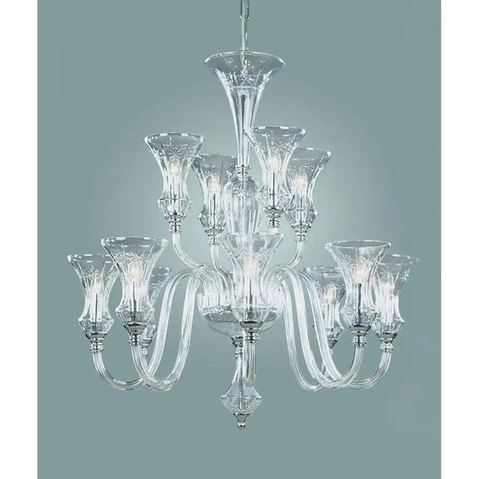 impex Impex Lighting CB05444/12 Stara Lead Crystal Chandelier - impex Impex Lighting CB05444/12 Stara Lead Crystal Chandelier