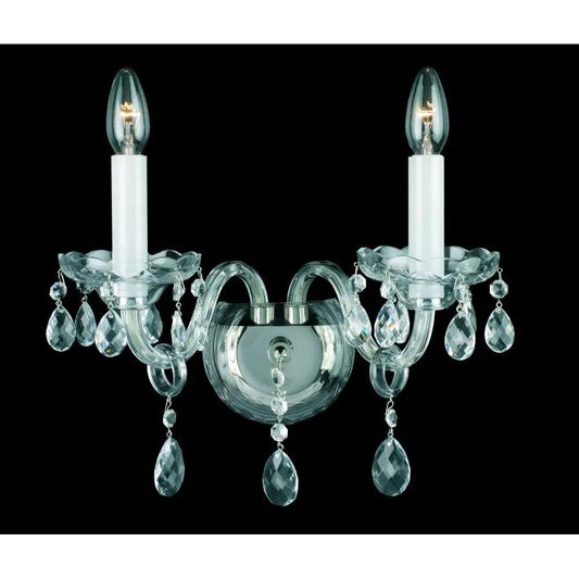 impex Impex Lighting CB46028/02/WB/N Dolni Crystal Wall Nickel - impex Impex Lighting CB46028/02/WB/N Dolni Crystal Wall Nickel
