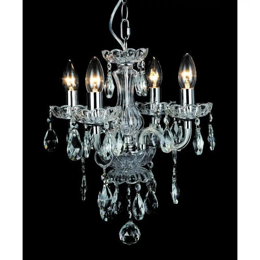impex Impex Lighting CF211093/04/CLR Rodeo 4lt Clear Crystal - impex Impex Lighting CF211093/04/CLR Rodeo 4lt Clear Crystal