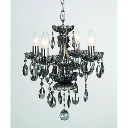 impex Impex Lighting CF211093/04/SMK Rodeo 4lt Smoke Crystal - impex Impex Lighting CF211093/04/SMK Rodeo 4lt Smoke Crystal