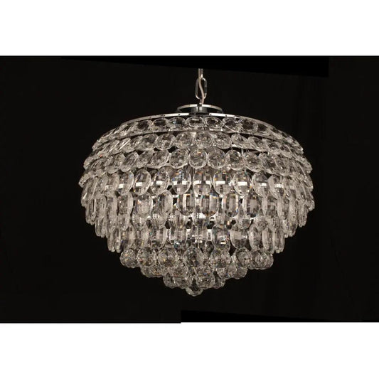 impex Impex Lighting CF311201/06/CH Adaliz 6lt K9 Crystal Chrome - impex Impex Lighting CF311201/06/CH Adaliz 6lt K9 Crystal Chrome