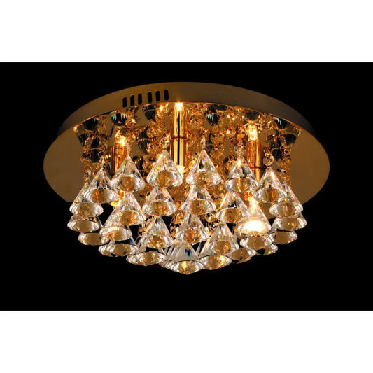 impex Impex Lighting CFH011025/04/G Parma Gold Flush - impex Impex Lighting CFH011025/04/G Parma Gold Flush