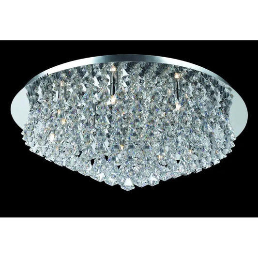 impex Impex Lighting CFH011025/12/CH Parma Chrome Flush - impex Impex Lighting CFH011025/12/CH Parma Chrome Flush