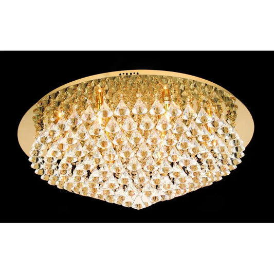 impex Impex Lighting CFH011025/12/G Parma Gold Flush - impex Impex Lighting CFH011025/12/G Parma Gold Flush