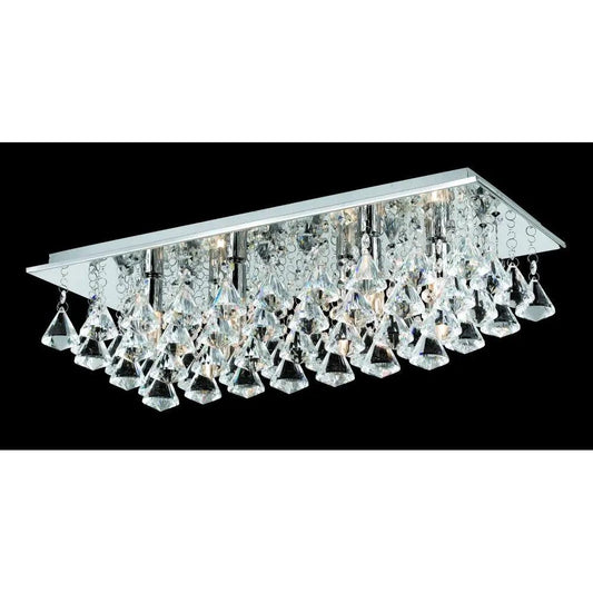 impex Impex Lighting CFH201114/06/PL/CH Parma Oblong Flush Chrome - impex Impex Lighting CFH201114/06/PL/CH Parma Oblong Flush Chrome