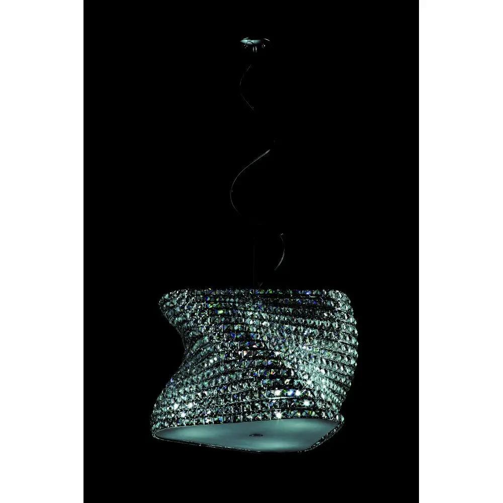 impex Impex Lighting CFH211131/06/L/CLR Tia Large Chrome Crystal - impex Impex Lighting CFH211131/06/L/CLR Tia Large Chrome Crystal