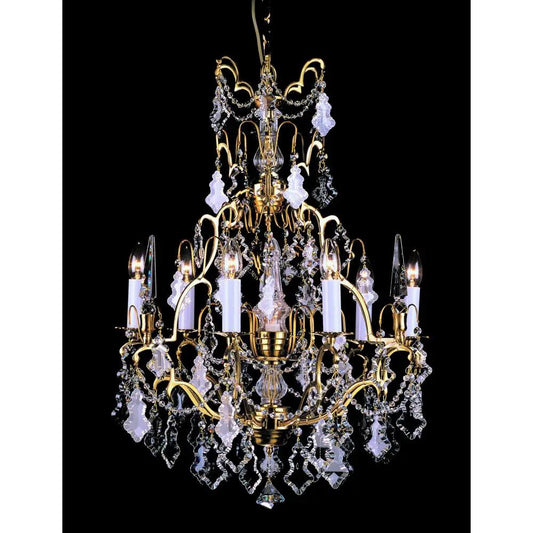 impex Impex Lighting CP00669/6+1/FG Montmartre French Gold - impex Impex Lighting CP00669/6+1/FG Montmartre French Gold