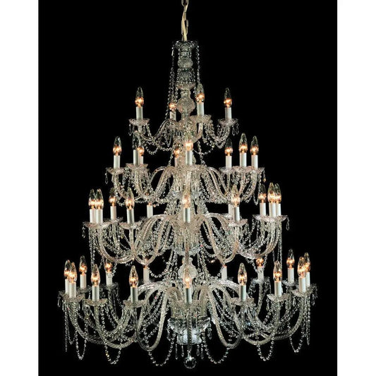 impex Impex Lighting CP06033/40/CH Modra Crystal Chrome Chandelier - impex Impex Lighting CP06033/40/CH Modra Crystal Chrome Chandelier