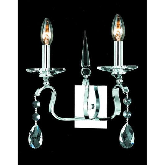 impex Impex Lighting CPA11806/02/WB/CH Rhinestone Wall Chrome - impex Impex Lighting CPA11806/02/WB/CH Rhinestone Wall Chrome