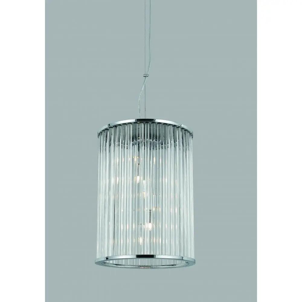 impex Impex Lighting LG012171/06/CH Oklahoma 6 Light Lantern Chrome - impex Impex Lighting LG012171/06/CH Oklahoma 6 Light Lantern Chrome