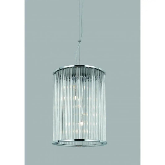 impex Impex Lighting LG012171/06/CH Oklahoma 6 Light Lantern Chrome - impex Impex Lighting LG012171/06/CH Oklahoma 6 Light Lantern Chrome