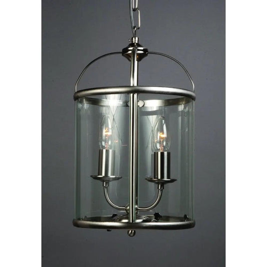 impex Impex Lighting LG77132/SN Orly Round Lantern Satin Nickel - impex Impex Lighting LG77132/SN Orly Round Lantern Satin Nickel