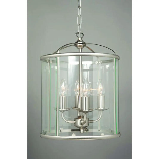 impex Impex Lighting LG77134/SN Orly Round Lantern Satin Nickel - impex Impex Lighting LG77134/SN Orly Round Lantern Satin Nickel