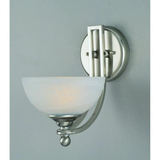 impex Impex Lighting PG00532/01/WB Texas Satin Nickel White Alabaster - impex Impex Lighting PG00532/01/WB Texas Satin Nickel White Alabaster
