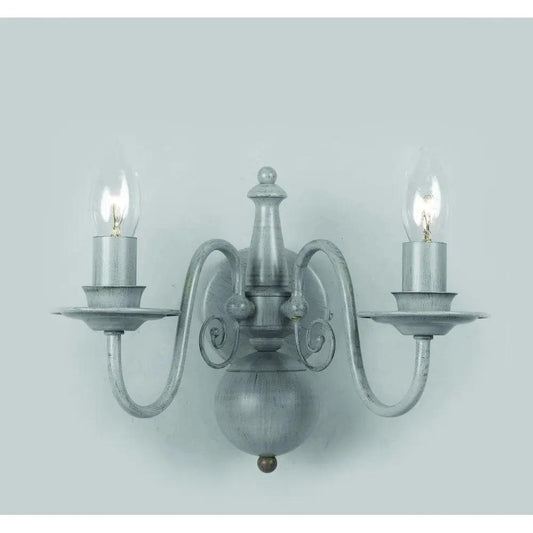 impex Impex Lighting PG05579/02/WB/GRY Bologna Flemish Wall Grey - impex Impex Lighting PG05579/02/WB/GRY Bologna Flemish Wall Grey