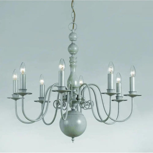 impex Impex Lighting PG05579/08/GRY Bologna Flemish Grey - impex Impex Lighting PG05579/08/GRY Bologna Flemish Grey
