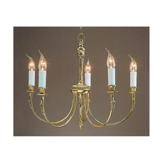 impex Impex Lighting SMBB00015/PB | Richmond 5 Light Pendant | Polished Brass - impex Impex Lighting SMBB00015/PB | Richmond 5 Light Pendant | Polished Brass