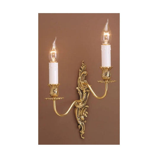 impex Impex Lighting SMBB00182AR/PB Dauphine Wall Polished Brass - impex Impex Lighting SMBB00182AR/PB Dauphine Wall Polished Brass
