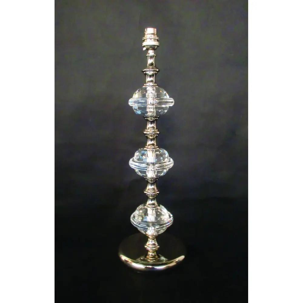 impex Impex ST0000F/TL/N Boston Optic Crystal Table Lamp Nickel - impex Impex ST0000F/TL/N Boston Optic Crystal Table Lamp Nickel