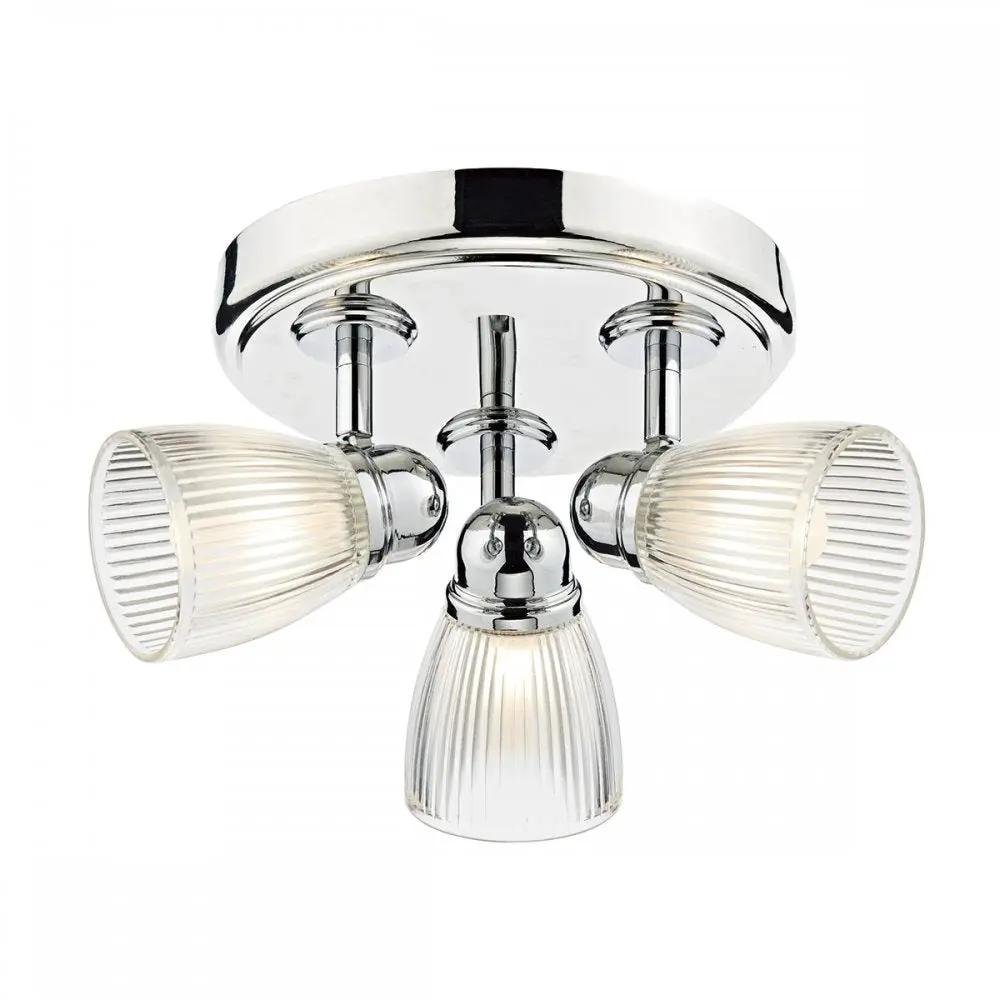 dar lighting Där Lighting Group, Dar CED7638 Cedric Round Plate Spot Polished Chrome - dar lighting Där Lighting Group, Dar CED7638 Cedric Round Plate Spot Polished Chrome