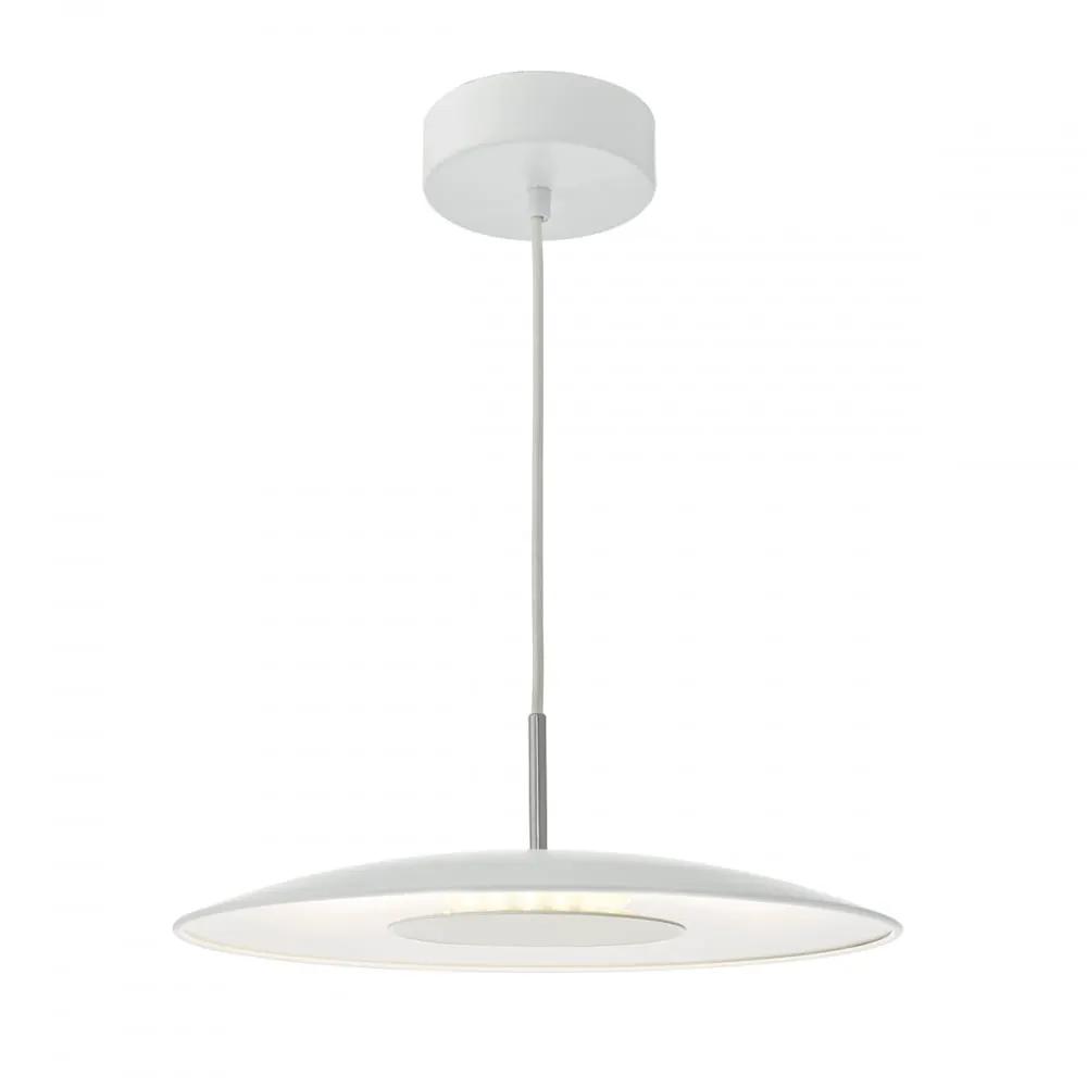 dar lighting Där Lighting Group Dar ENO012 Enoch Pendant Matt White LED - dar lighting Där Lighting Group Dar ENO012 Enoch Pendant Matt White LED